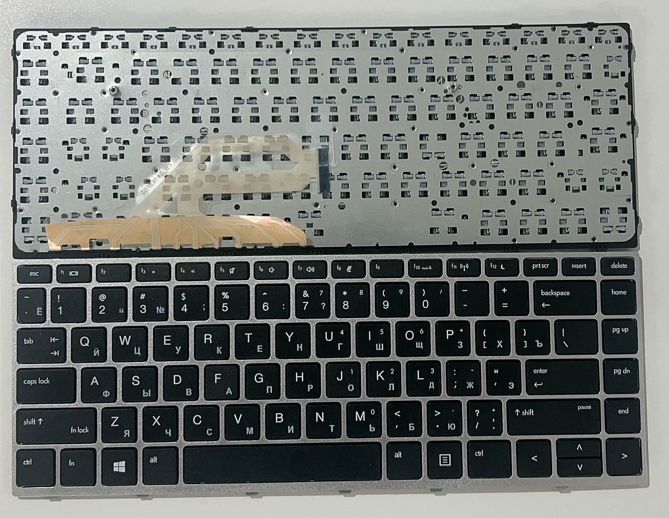 Picture of New Replacement Laptop Keyboard For HP 440G5/430G5/445G5/435G5 SILVER FRAME BLACK (OEM) RU Layout